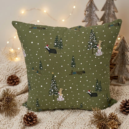 Sophie Allport Festive Forest Christmas Cushion Cover
