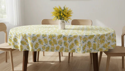 Cath Kidston Mimosa Blossom Citrine Tablecloth