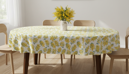 Mimosa Blossom Citrine Tablecloth by Cath Kidston