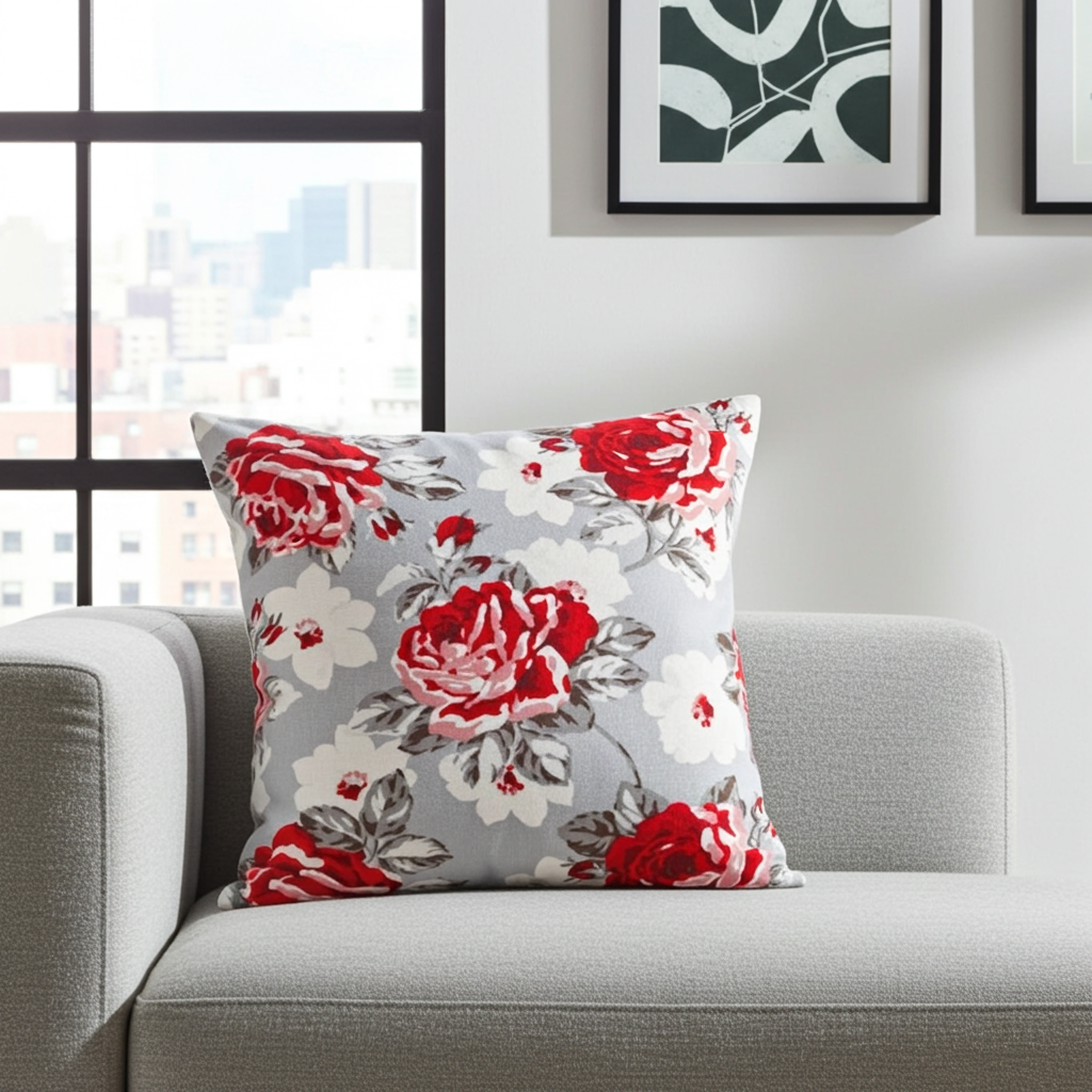 Cath Kidston Rose Bloom Multi Cushion Cover