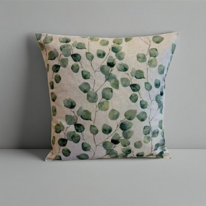 Eucalyptus Leaf Green Cushion Cover