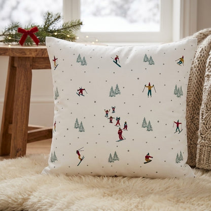 Sophie Allport Skiing Cushion Cover