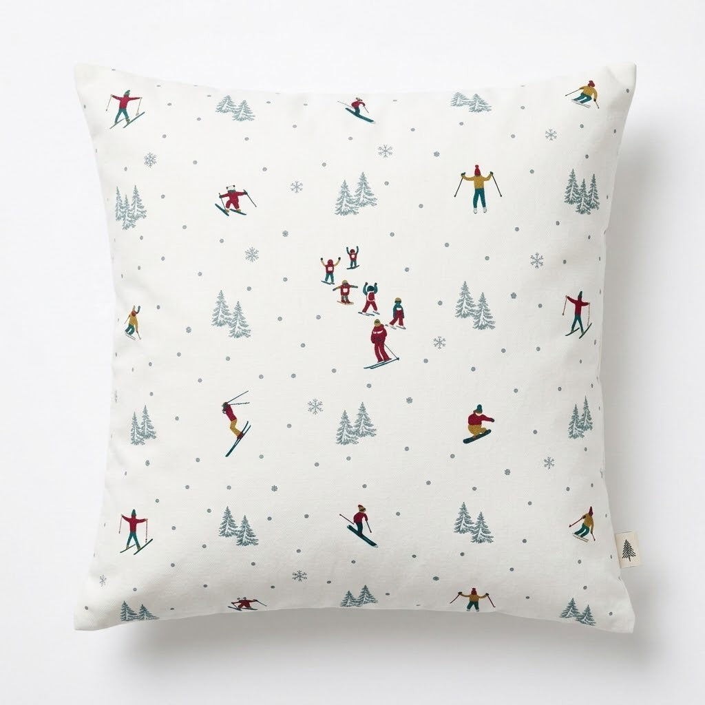 Sophie Allport Skiing Cushion Cover