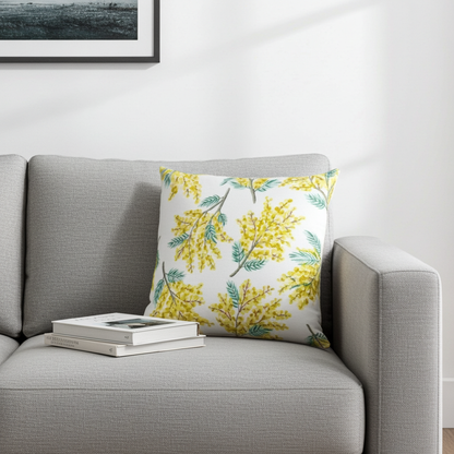 Cath Kidston Mimosa Blossom Citrine Cushion Cover