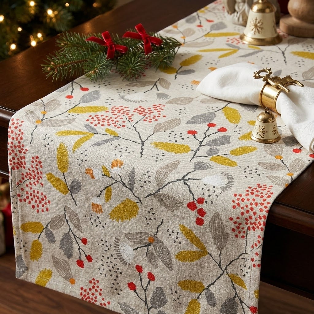 Ashley Wilde Scandi Trail Grey Tablecloth