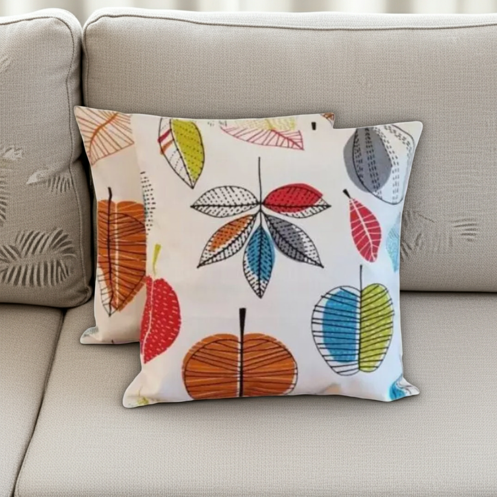 Maple Leaf Apple Cinnamon Cushion Cover