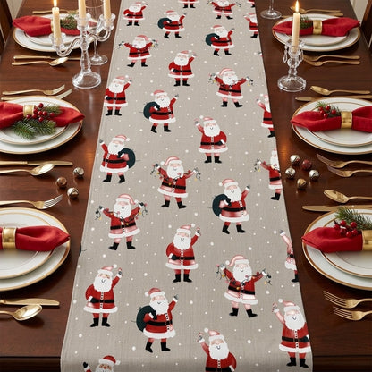 Father Christmas Santa Table Runner