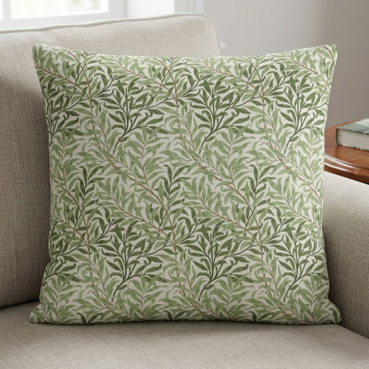 William Morris Willow Bough Sage Green Cushion Cover