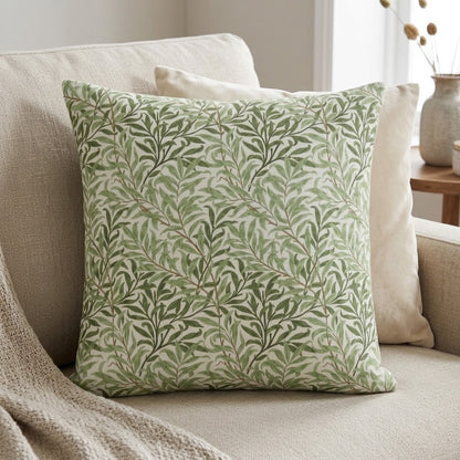 William Morris Willow Bough Sage Green Cushion Cover