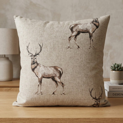 Glencoe Stags Christmas Cushion Cover