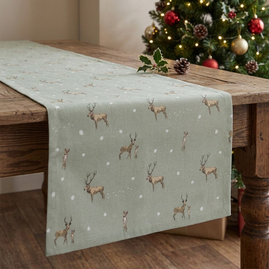 Sophie Allport Christmas Stags Table Runner