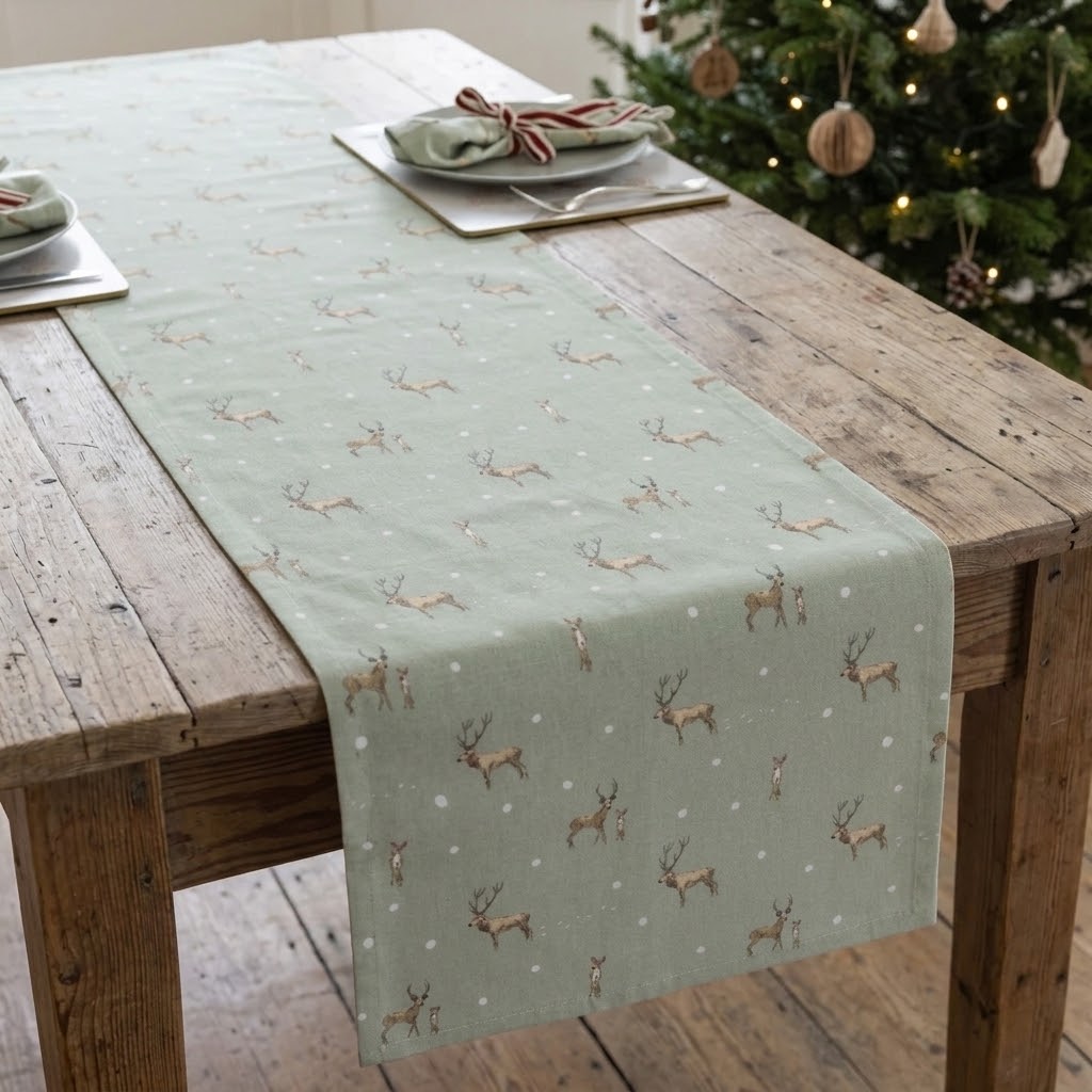 Sophie Allport Christmas Stags Table Runner