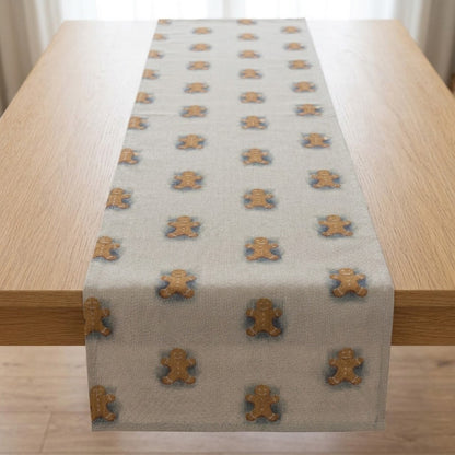 Gingerbread Man Christmas Table Runner