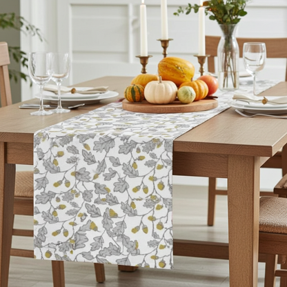 Acorn Trail Autumn Fall Table Runner
