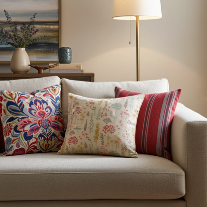 Dandelion Floral Wildflowers Cushion Cover