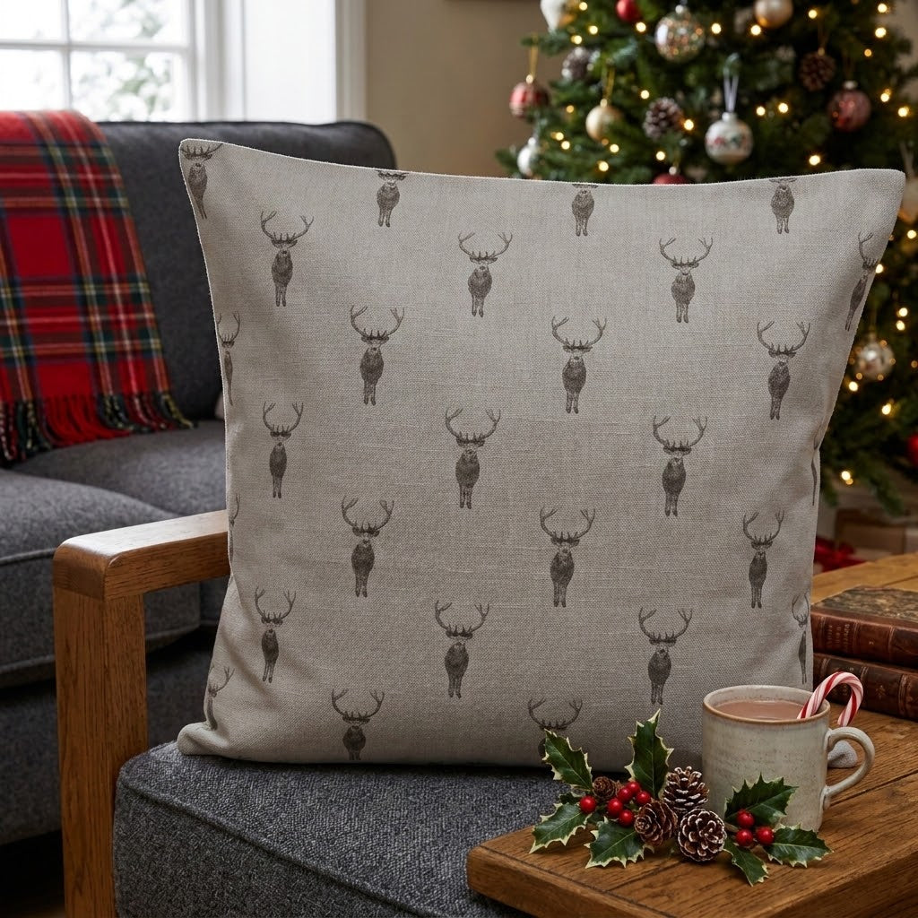 Sophie Allport Highland Stag Cushion Cover