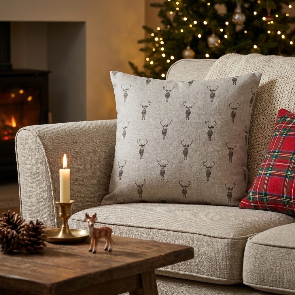 Sophie Allport Highland Stag Cushion Cover
