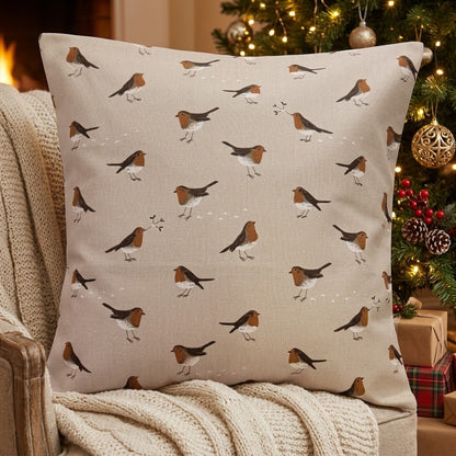 Sophie Allport Robin Neutral Cushion Cover