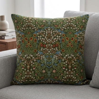 William Morris Blackthorne Forest Cushion Cover