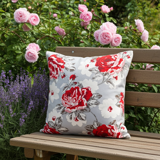 Cath Kidston Rose Bloom Multi Cushion Cover