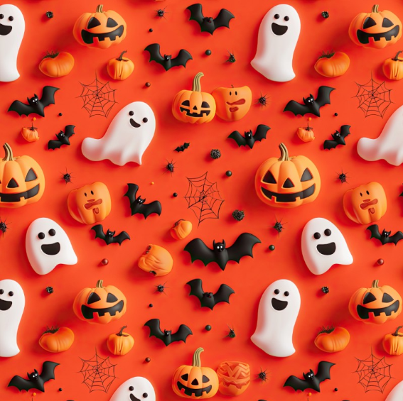 Spookie Cutie Halloween Ghost Tablecloth