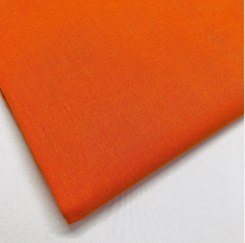 Plain Cotton Orange Tablecloth