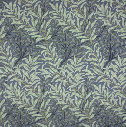Tovaglia rivestita in carbone Willow Bough di William Morris
