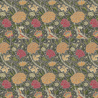 Tischdecke aus Baumwolle mit Orchideen- und Butterblumenmuster von William Morris