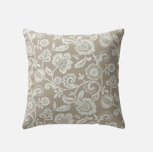 Eliza Tapestry Flowers Natural Cushion Cover