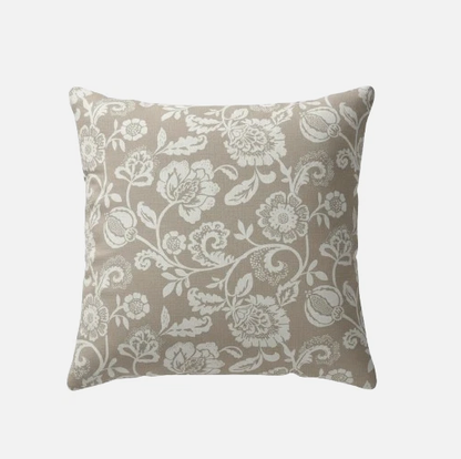 Eliza Tapestry Flowers Natural Cushion Cover
