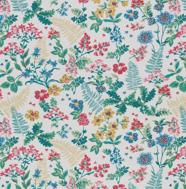 Cath Kidston Gartenrose Mehrfarbiger roter Kissenbezug