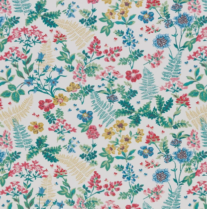 Cath Kidston Gartenrose Mehrfarbiger roter Kissenbezug