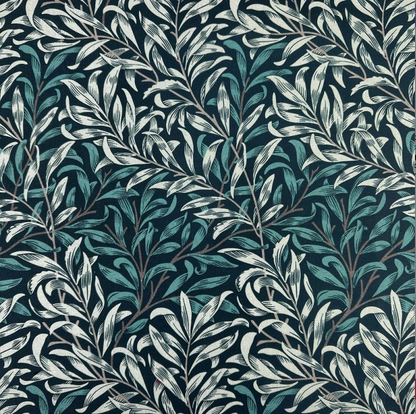 William Morris Willow Bough Dark Teal Cushion Cover