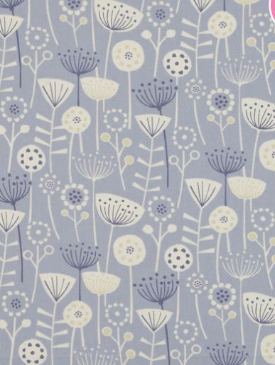 Scandi Floral Bergen Blue Cushion Cover