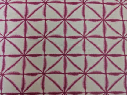 Nussa Pink Raspberry Abstract Geometric Cushion Cover