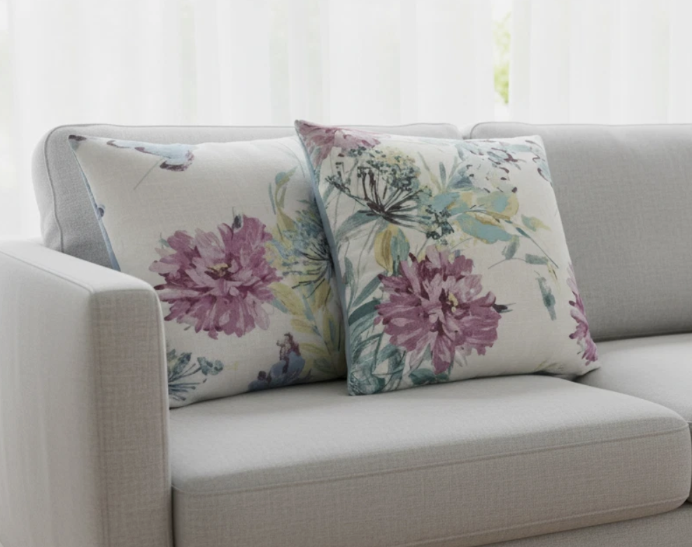 Laura Ashley Cosmos Multi Kissenbezug in verschiedenen Größen
