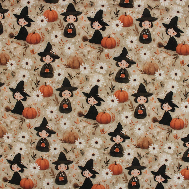Witches & Pumpkins Halloween Tablecloth
