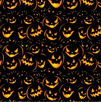 Spooky Lantern Pumpkins Halloween Tablecloth