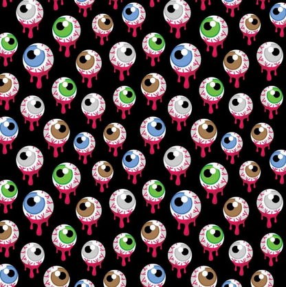 Gory Blood Soaked Eyeballs Halloween Tablecloth