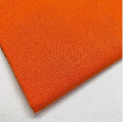 Plain Cotton Orange Tablecloth