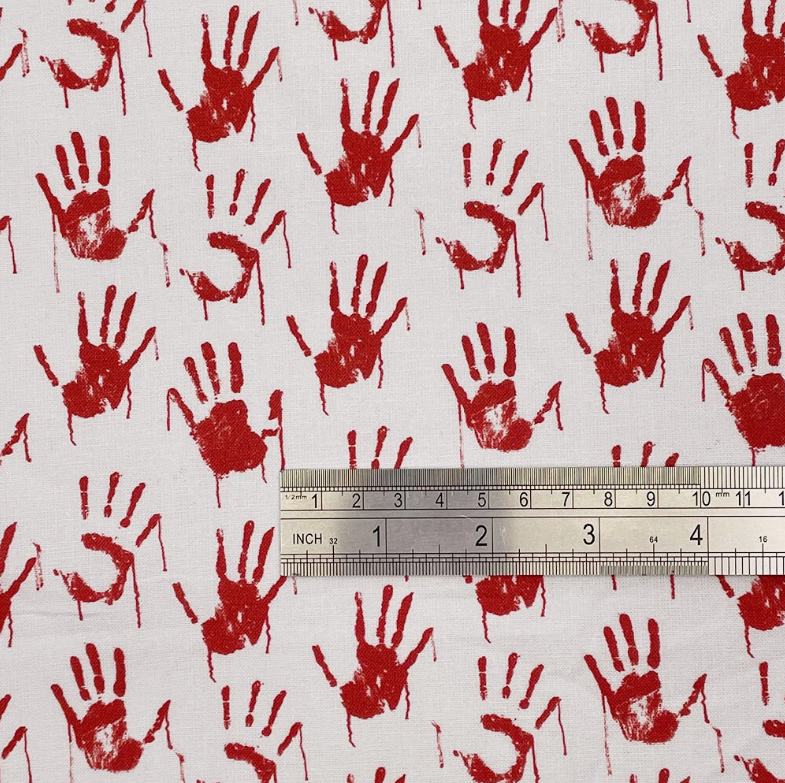 Blood Handprints Halloween Tablecloth