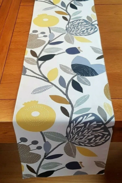 Pomegranate Trail Ochre Table Runner