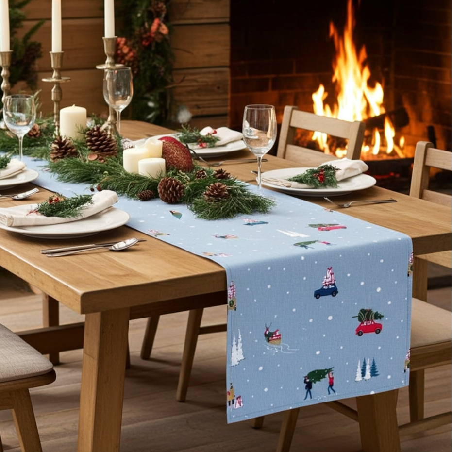 Sophie Allport Home for Christmas Table Runner