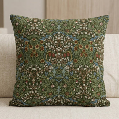 William Morris Blackthorne Forest Cushion Cover