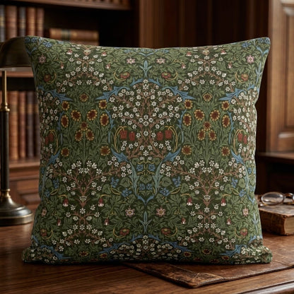 William Morris Blackthorne Forest Cushion Cover