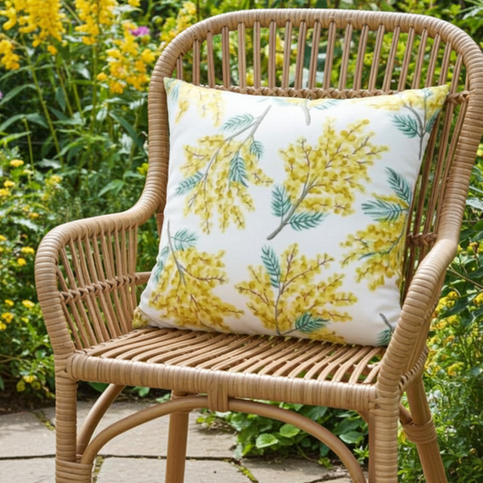 Cath Kidston Mimosa Blossom Citrine Cushion Cover