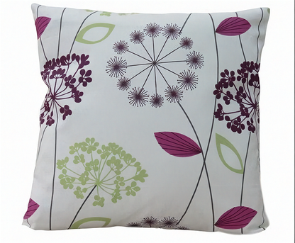 Allium Floral Purple Cushion Cover