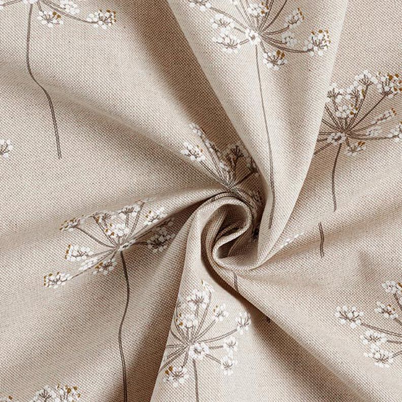 Dandelions Bear Claw Natural Tablecloth