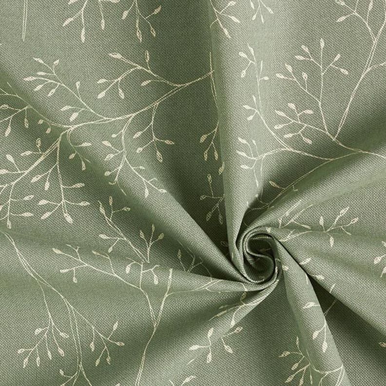 Delicate Branches Light Olive Tablecloth