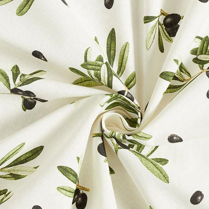 Black Olives Off White Tablecloth Round Oval Square Rectangle  Available In Many Sizes